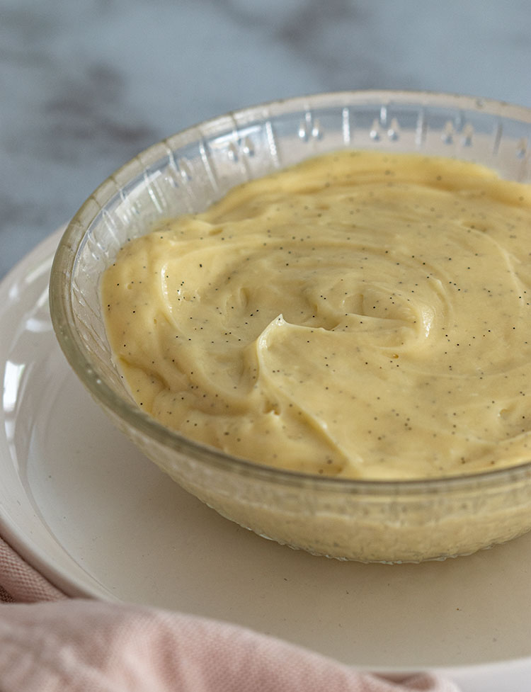 Crème pâtissière à la vanille