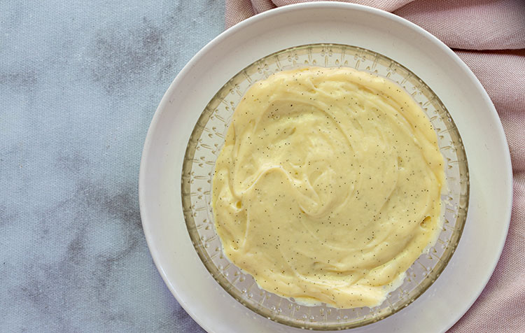 Crème pâtissière à la vanille