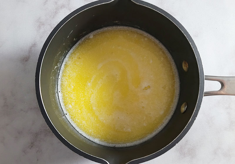 Ingrédients pour pâte à choux