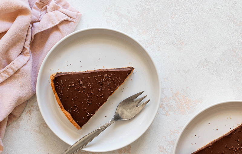 Part de tarte au chocolat