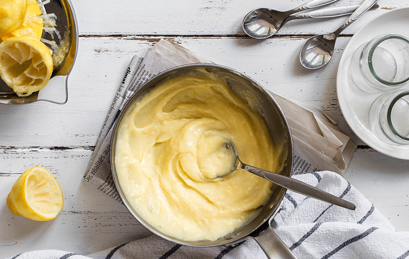 Recette de la crème au citron