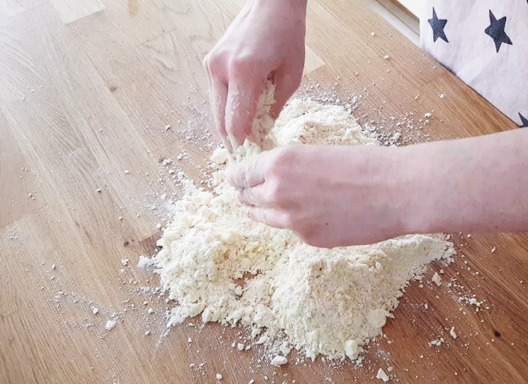 Sablage pour pâte brisée