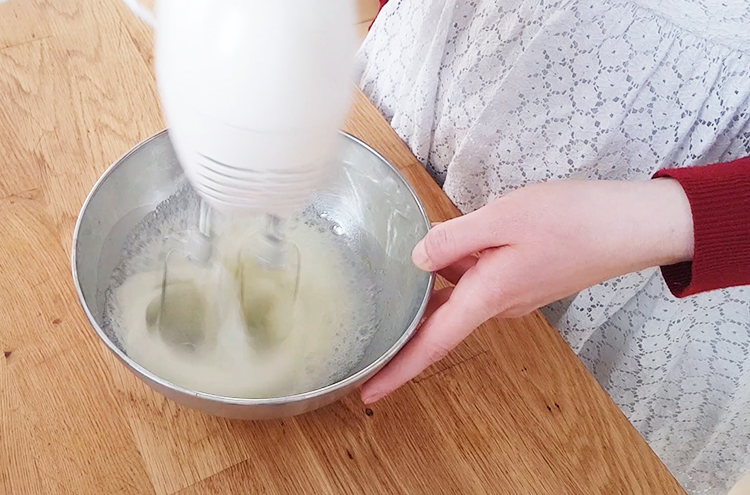 Blancs d'oeufs mousseux