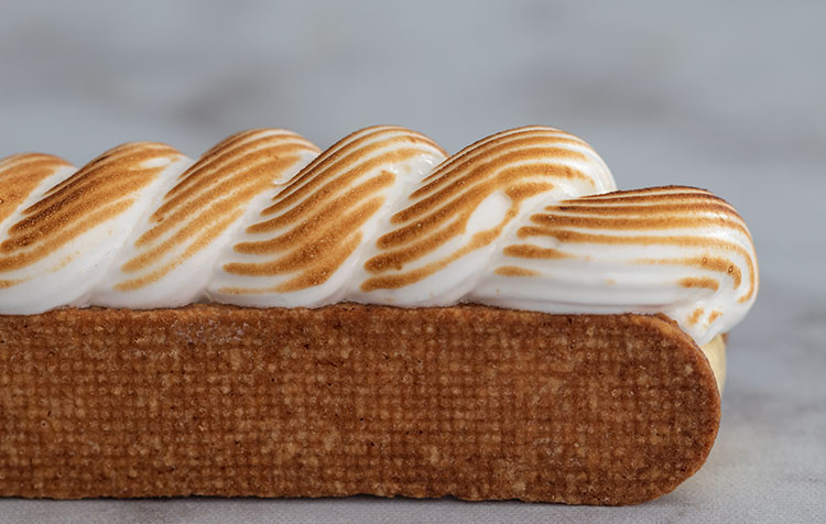 Meringue italienne sur tartelette