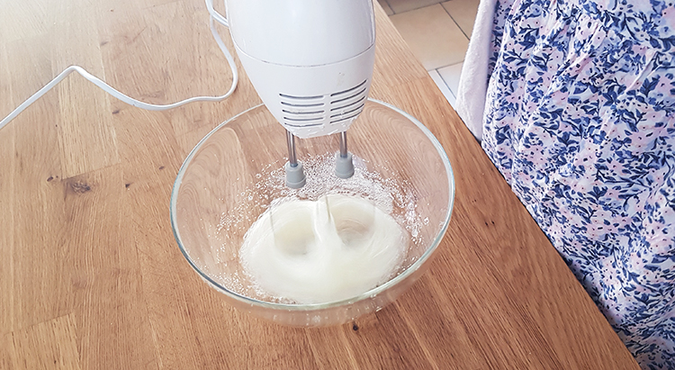 Blancs d'oeufs mousseux