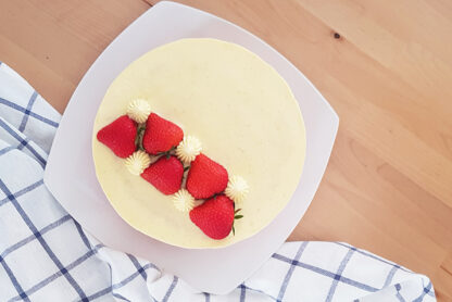 Fraisier à la vanille