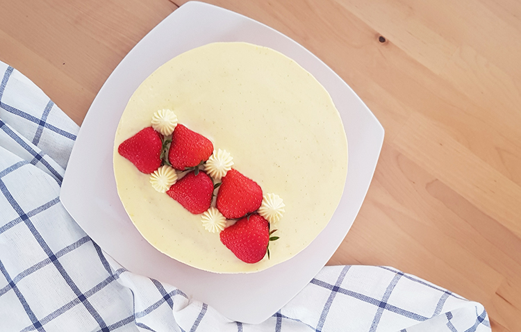 Fraisier à la vanille