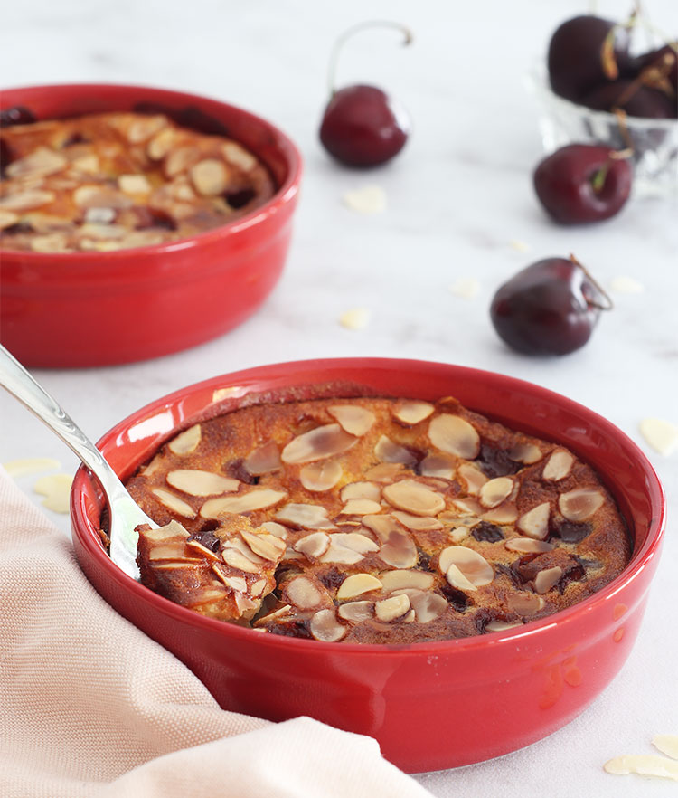 Clafoutis aux cerises cuit