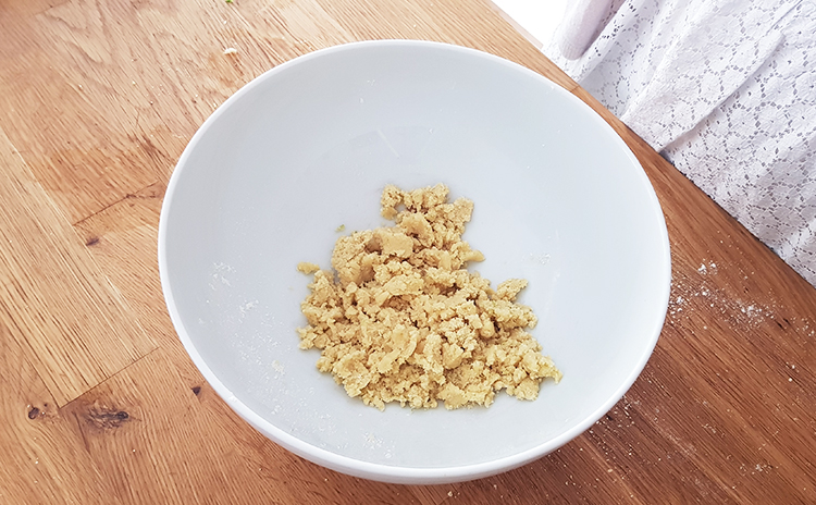 Pâte à crumble cru