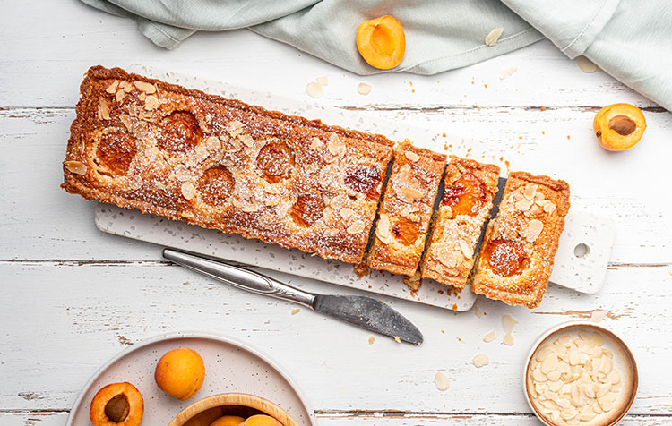 Tarte amandine aux abricots