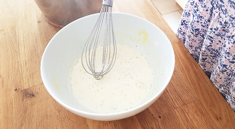 Crème pâtissière avant cuisson