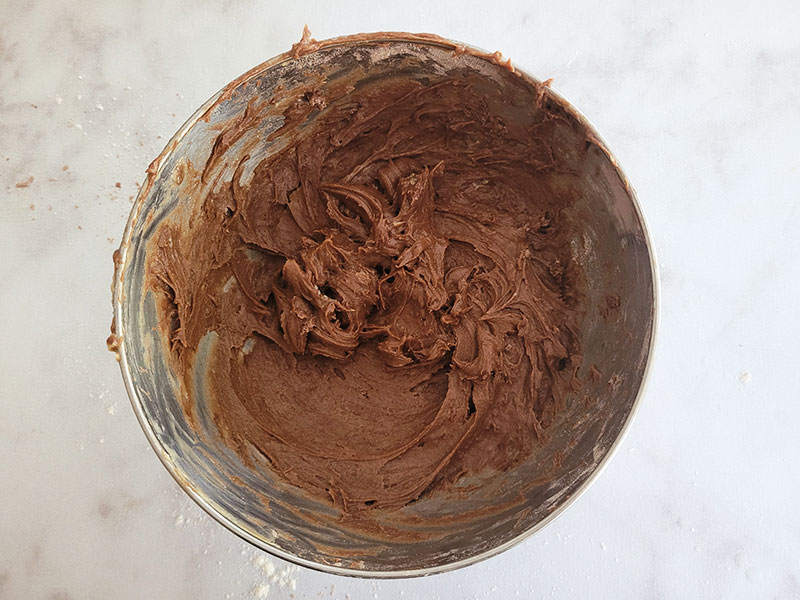 Pâte à cake au cacao