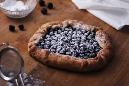 Tarte rustique aux mûres