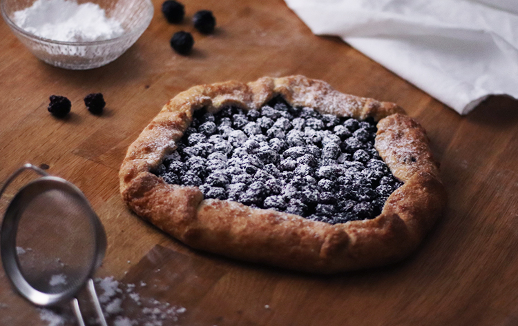 Tarte rustique aux mûres