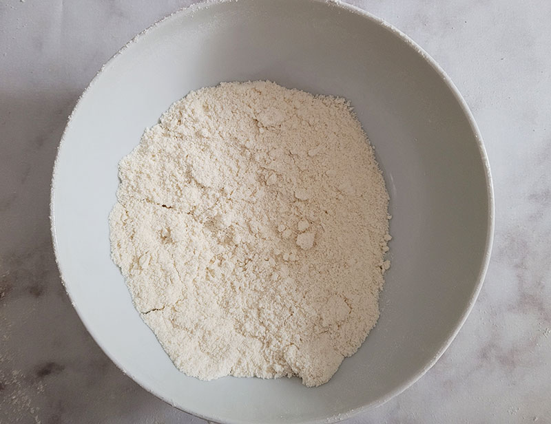 Ingrédients secs pour pâte à financiers