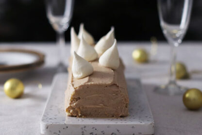 Bûche roulée à la crème de marrons