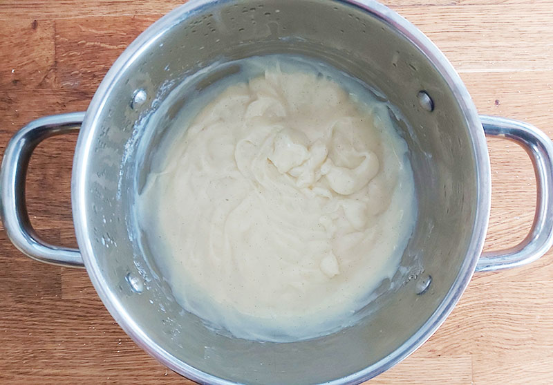 Crème pour flan cuite