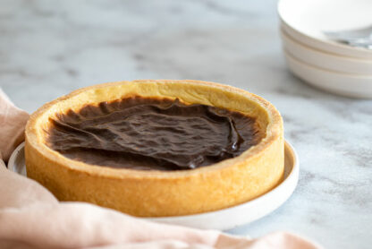 tarte au flan à la vanille