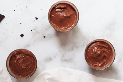 Crème au chocolat noir