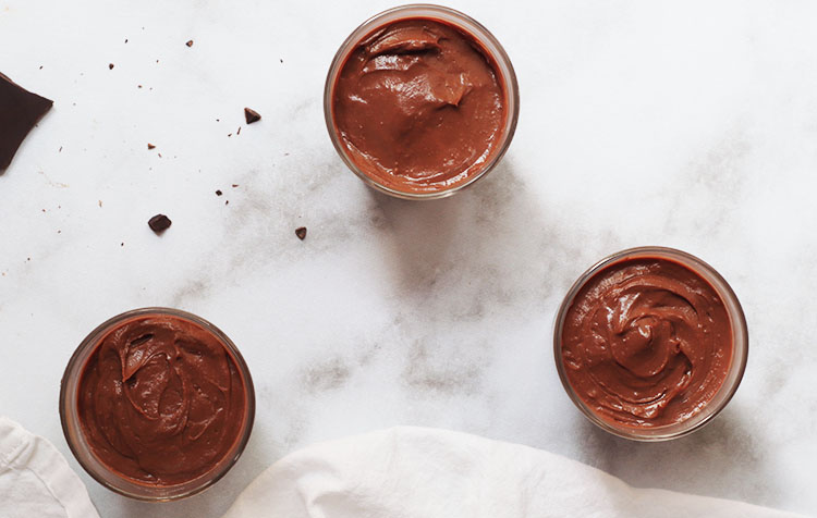 Crème au chocolat noir