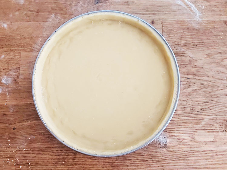 Cercle à tarte foncé