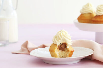 Cupcakes vanille au praliné