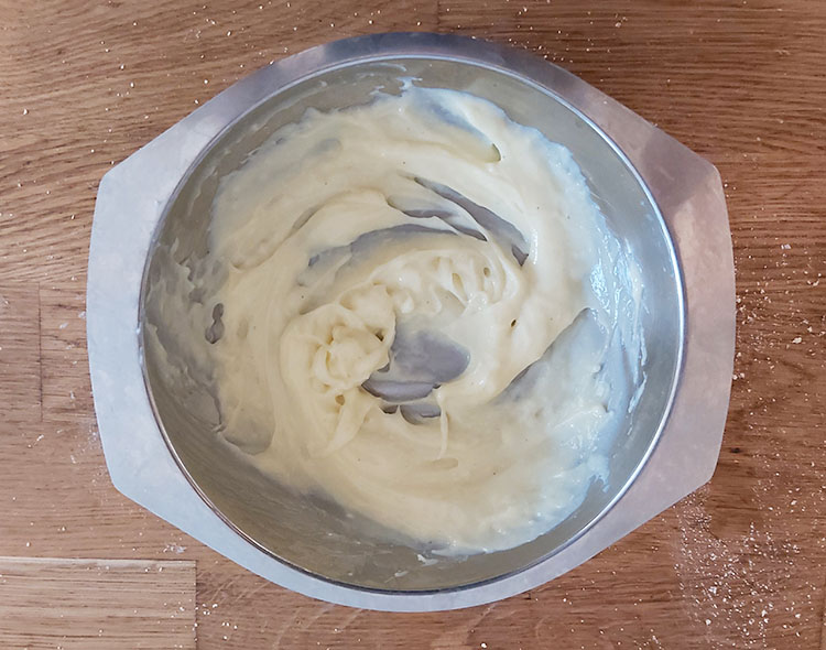 Crème pâtissière lissée