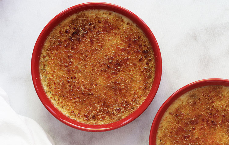 Crème brûlée à la vanille