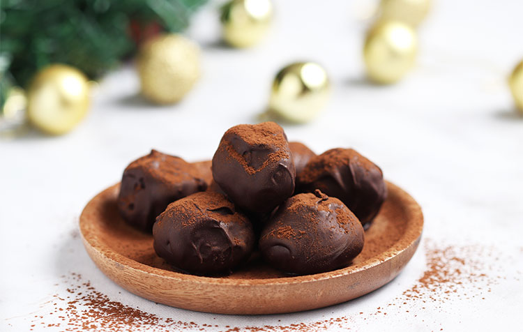 Truffes chocolat et tonka