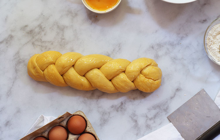 Pâte brioche crue
