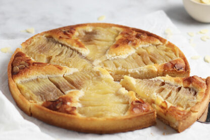 Tarte bourdaloue aux poires
