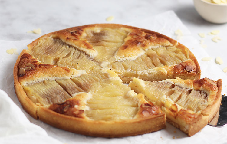 Tarte bourdaloue aux poires