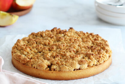 Tarte crumble aux pommes