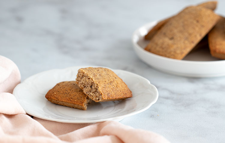 Financiers noisettes et citron