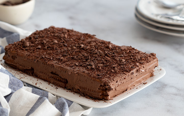 Gâteau aux petits-beurre au chocolat - Recette