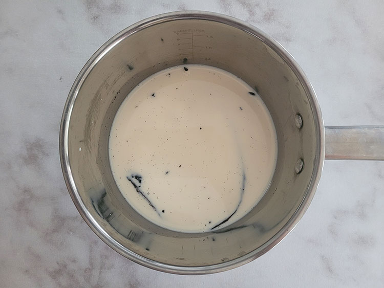 Crème vanillée pour glace