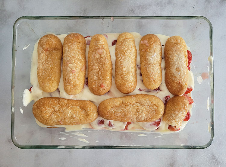 Couche de biscuits cuillère