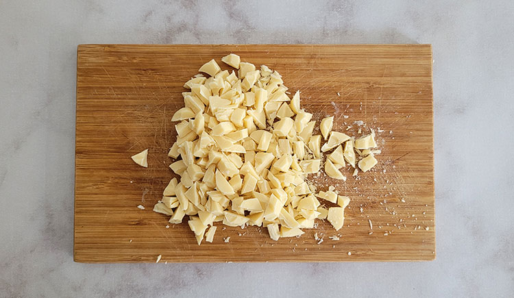 Pépites de chocolat blanc maison
