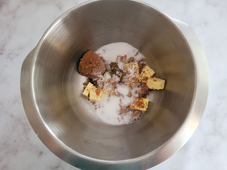 Ingrédients secs et pâte de pistache