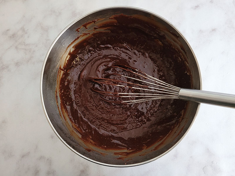 Pâte pour fondant au chocolat