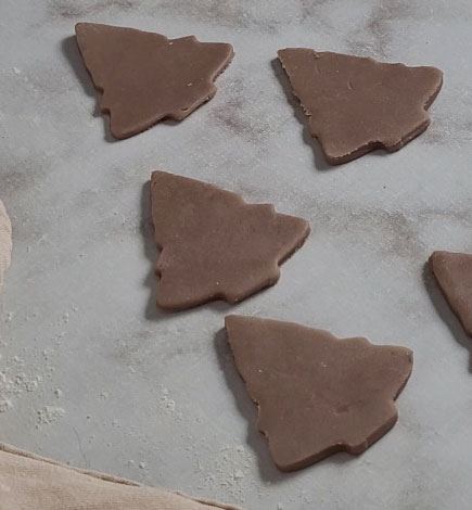 Sablés crus au vin chaud