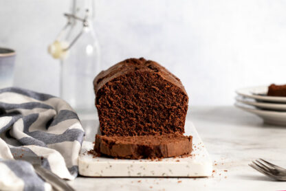 Cake au chocolat noir