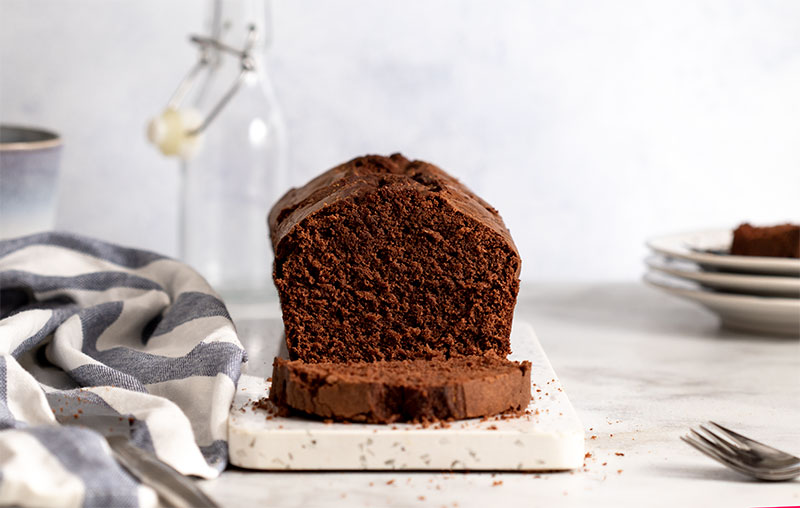 Cake au chocolat noir