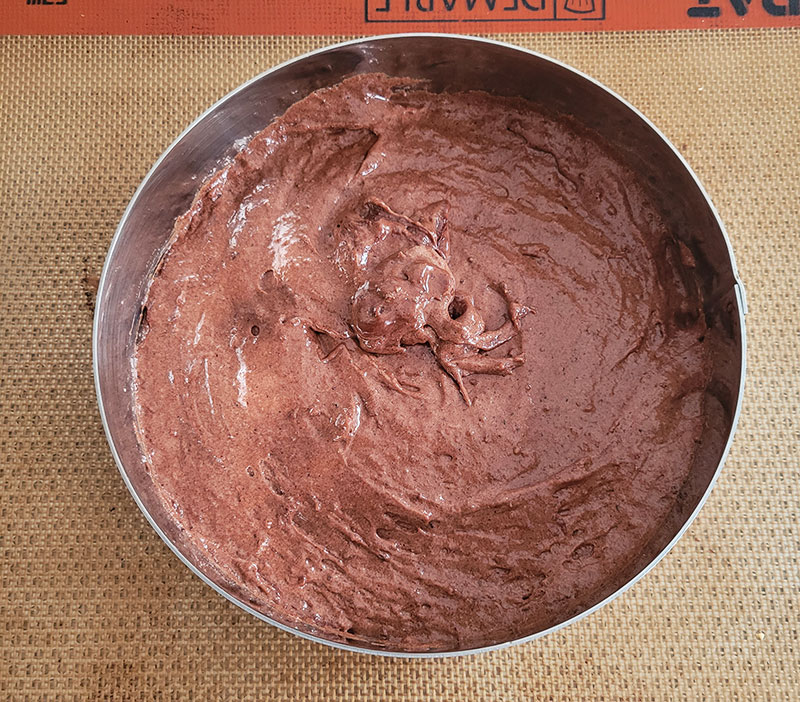 Biscuit au chocolat avant cuisson