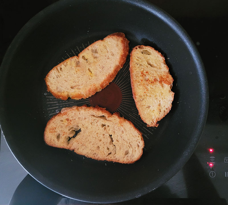 Pain perdu à la poêle