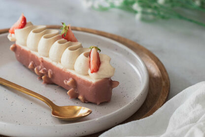Fingers aux fraises et aux amandes