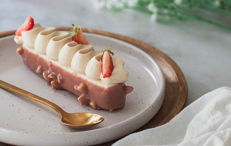 Fingers aux fraises et aux amandes