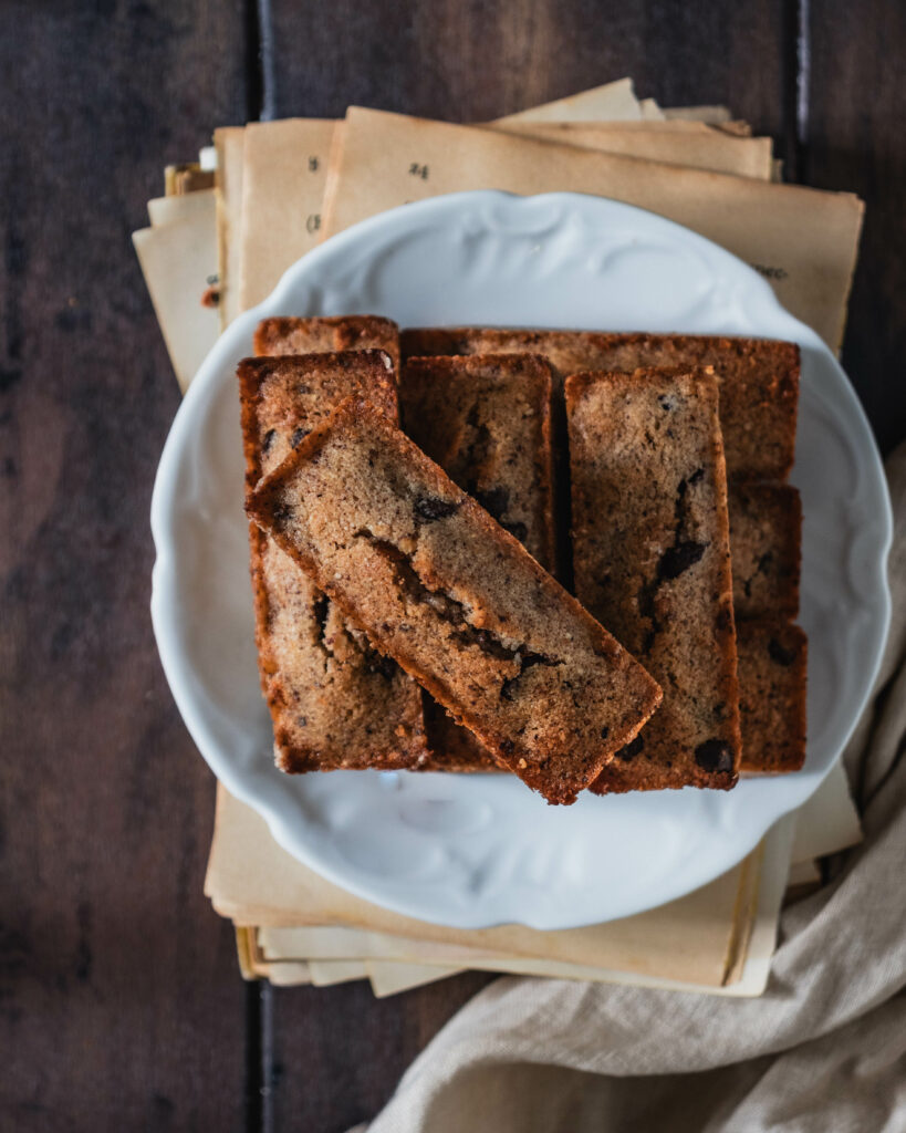 Financiers noisette aux pépites de chocolat
