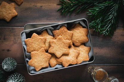 Photo culinaire de sablés de Noël