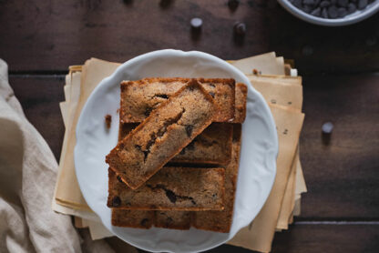 Financiers noisette aux pépites de chocolat